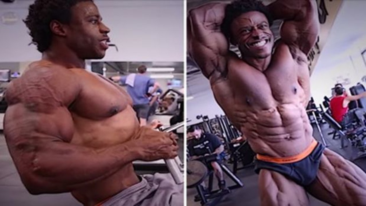 Dieser bodybuilder ist so muskulös, dass er aussieht, als wäre er gephotoshopped