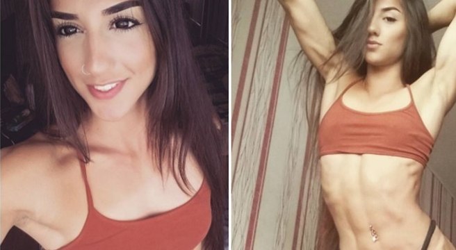 Entdeckt hier Bakhar Nabieva, ein ukrainisches Fitgirl mit einem Traumkörper und sehr muskulösen Beinen