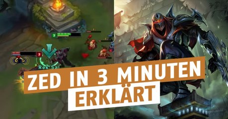 League of Legends: Er erklärt, wie ihr mit Zed in nur 3 Minuten zum Challenger werdet