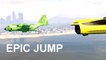GTA 5 : un joueur réussit un saut en voiture entre deux avions en vol