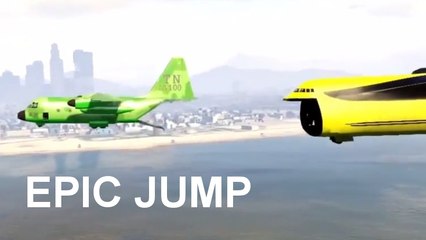 GTA 5 : un joueur réussit un saut en voiture entre deux avions en vol