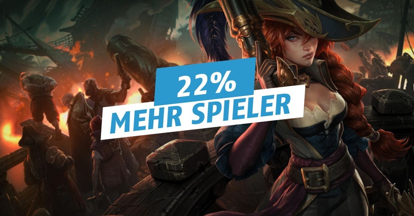 League of Legends: Seit 2015 gibt es erheblich mehr Spieler