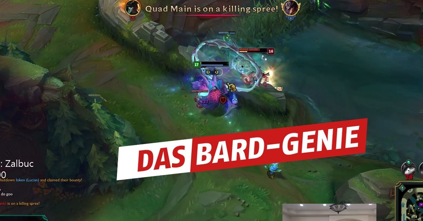 League of Legends: Pobelter, Spieler mit einem IQ von über 200, beeindruckt uns mit Bard