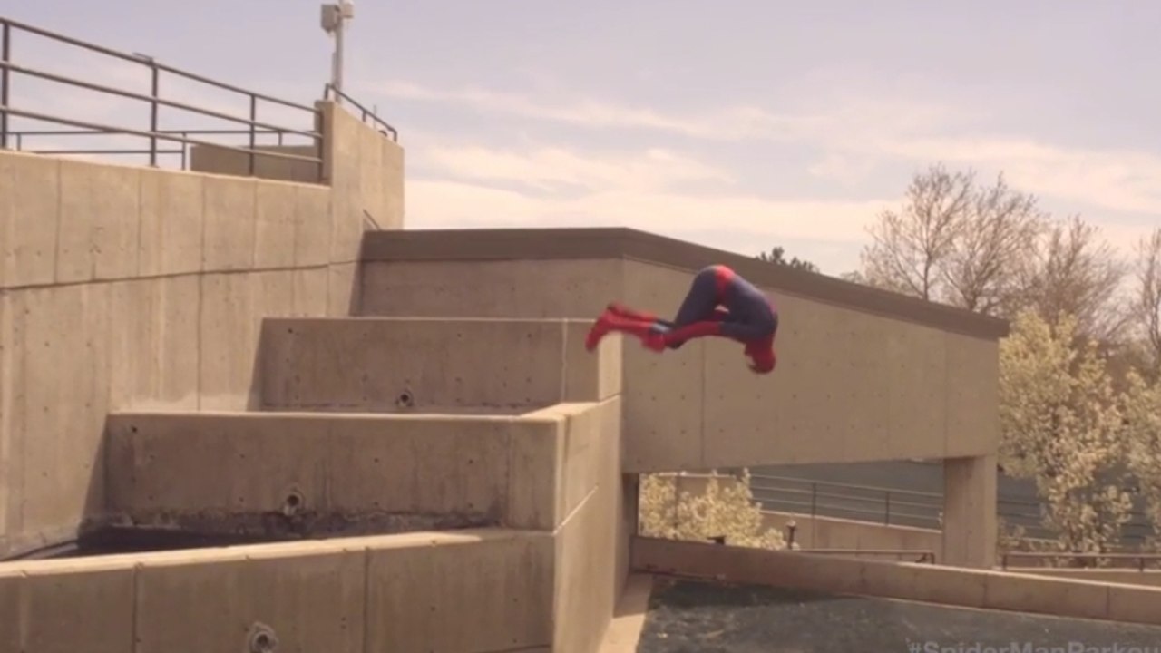 Spiderman: Der absolut verrückte Freerun-Parkours, der die Superhelden zum Leben erweckt