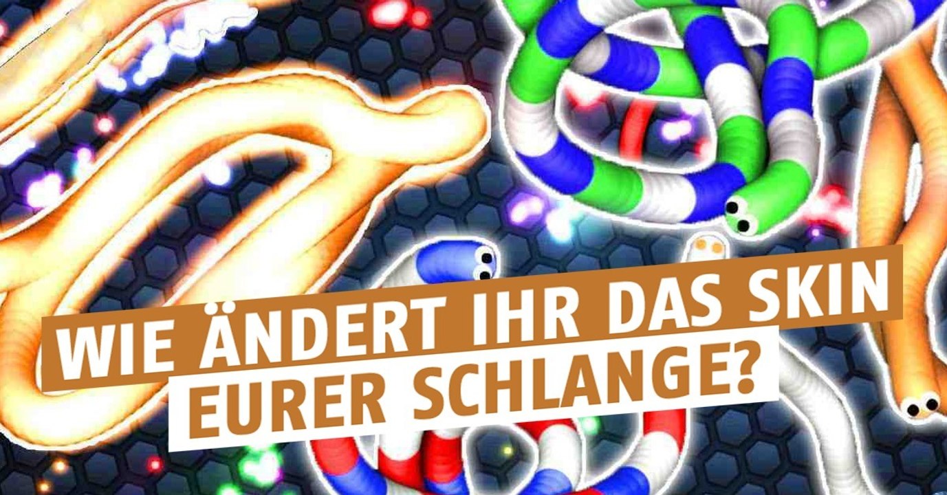 Slither.io: Wie ändert ihr das Skin eurer Schlange?