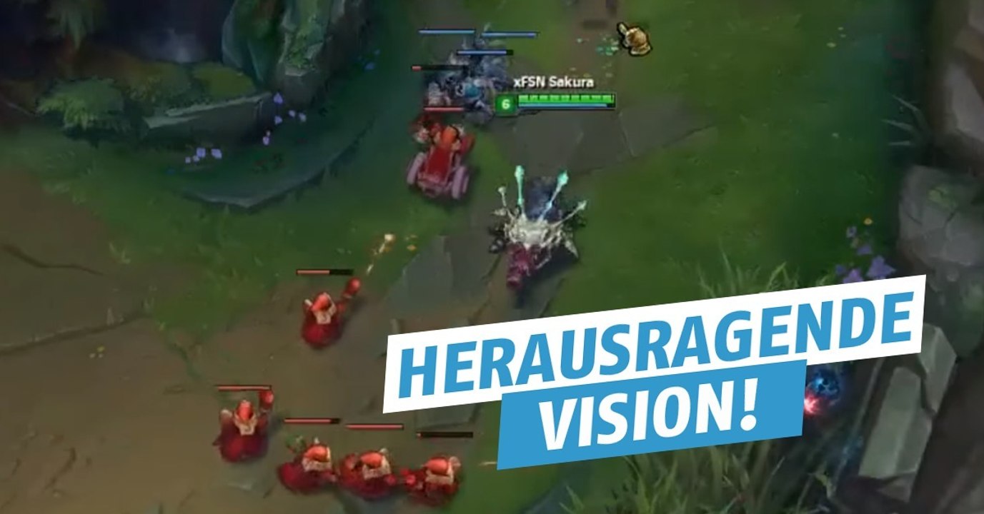 League of Legends: Herausragende Vision! Er sieht die Zukunft