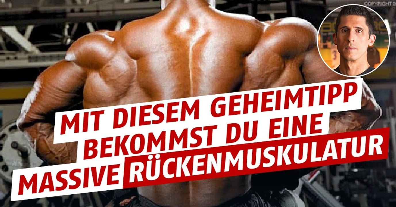 Wie ihr mithilfe eurer Brustmuskeln einen muskulöseren Rücken bekommt