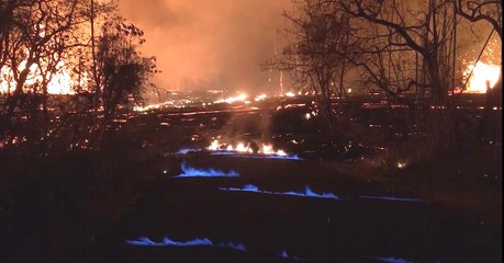 Volcan Kilauea : à Hawaï, d'étonnantes flammes bleues émergent du sol