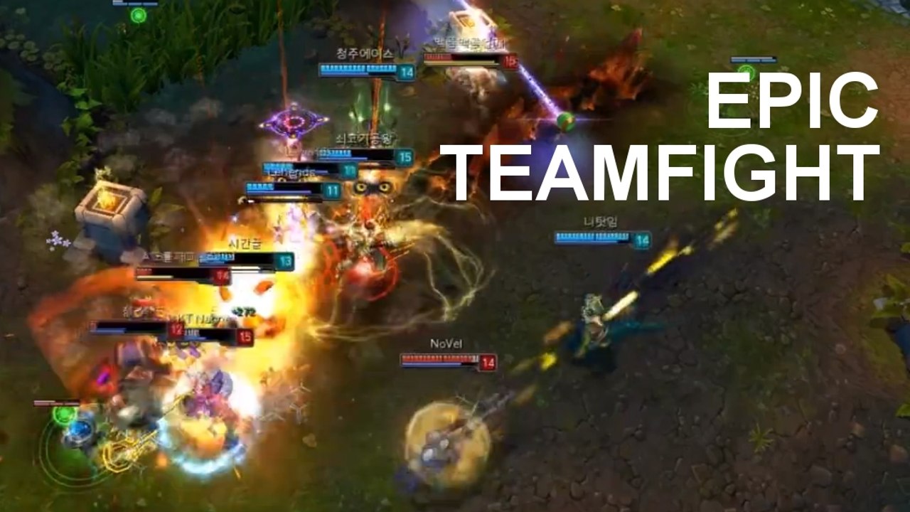 League of Legends : les teamfights coréens sont les plus violents qui soient !