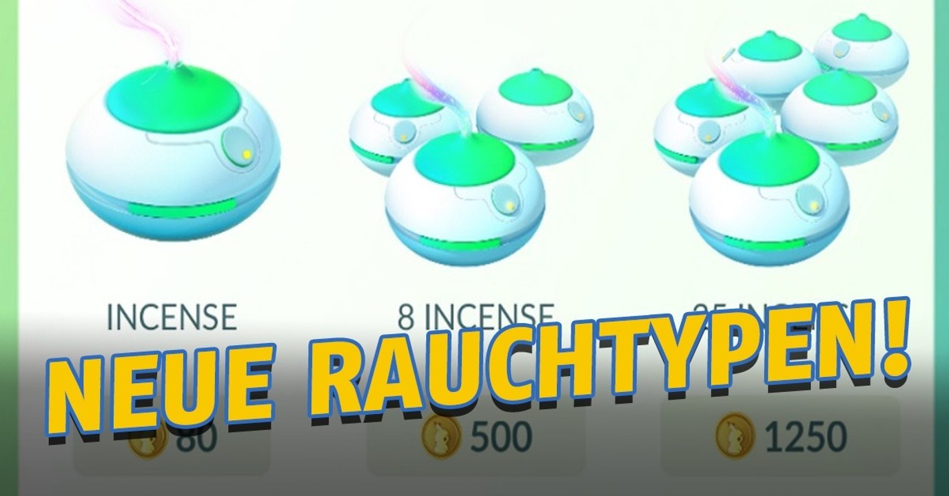 Pokémon GO: 3 neue Rauchtypen entdeckt!