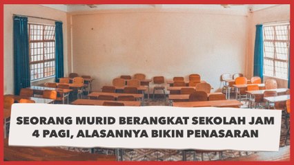 Viral Seorang Murid Berangkat Sekolah Jam 4 Pagi, Alasannya Bikin Penasaran: Siswa Atau Satpam Mas?