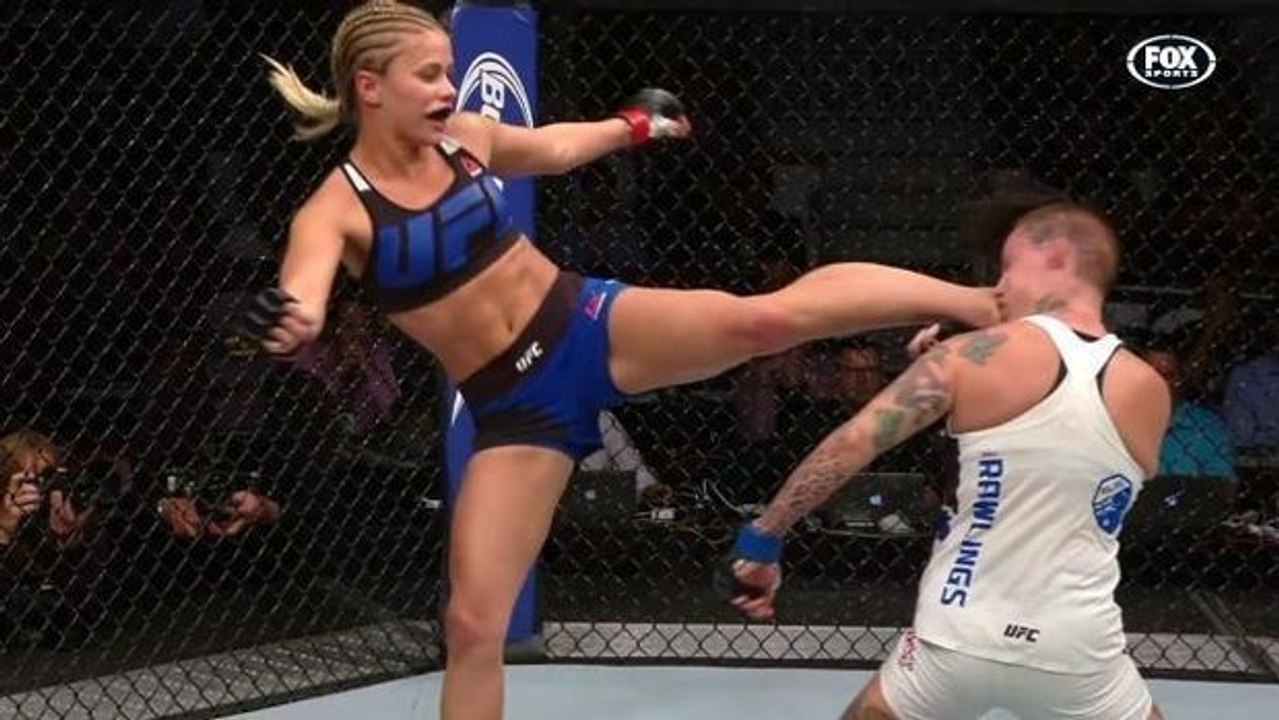 Paige VanZant gelingt das Comeback gegen Bec Rawlings mit einem gewaltigen KO