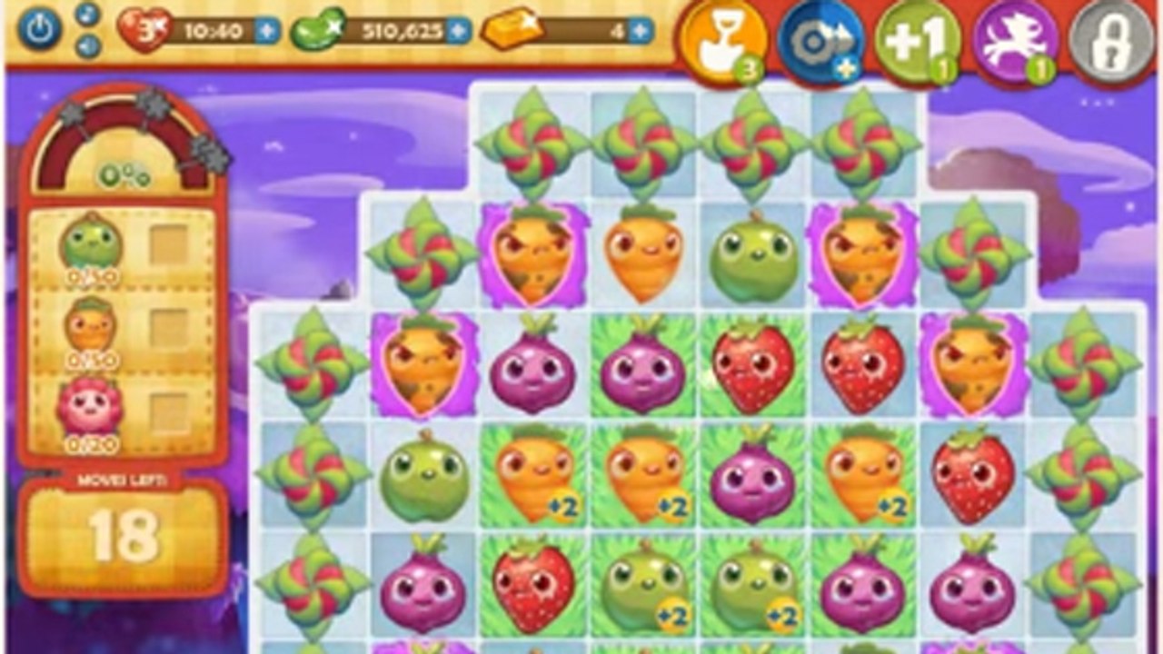 Farm Heroes Saga niveau 258 : solution et astuc...