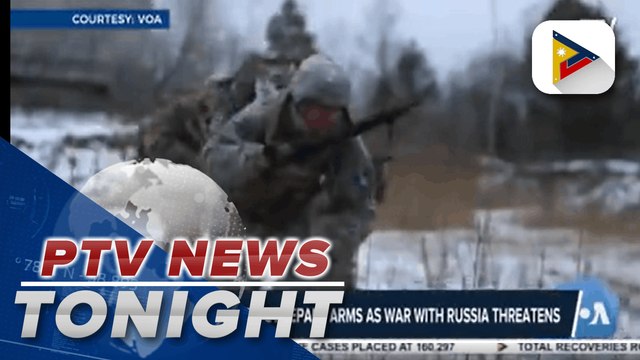 Civilians in Ukraine prepare arms as war with Russia threatens; US bracing for massive winter storm | via Meg Luna