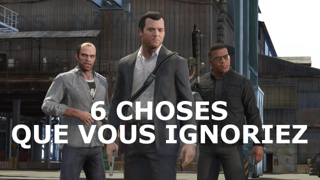 GTA 5 : les 6 choses que vous ne saviez probablement pas sur le jeu
