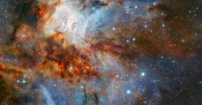 RCW 38, un impressionnant amas d'étoiles photographié par un télescope européen