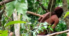 Des images inédites de l'Indien au trou, le dernier membre d'une tribu amazonienne