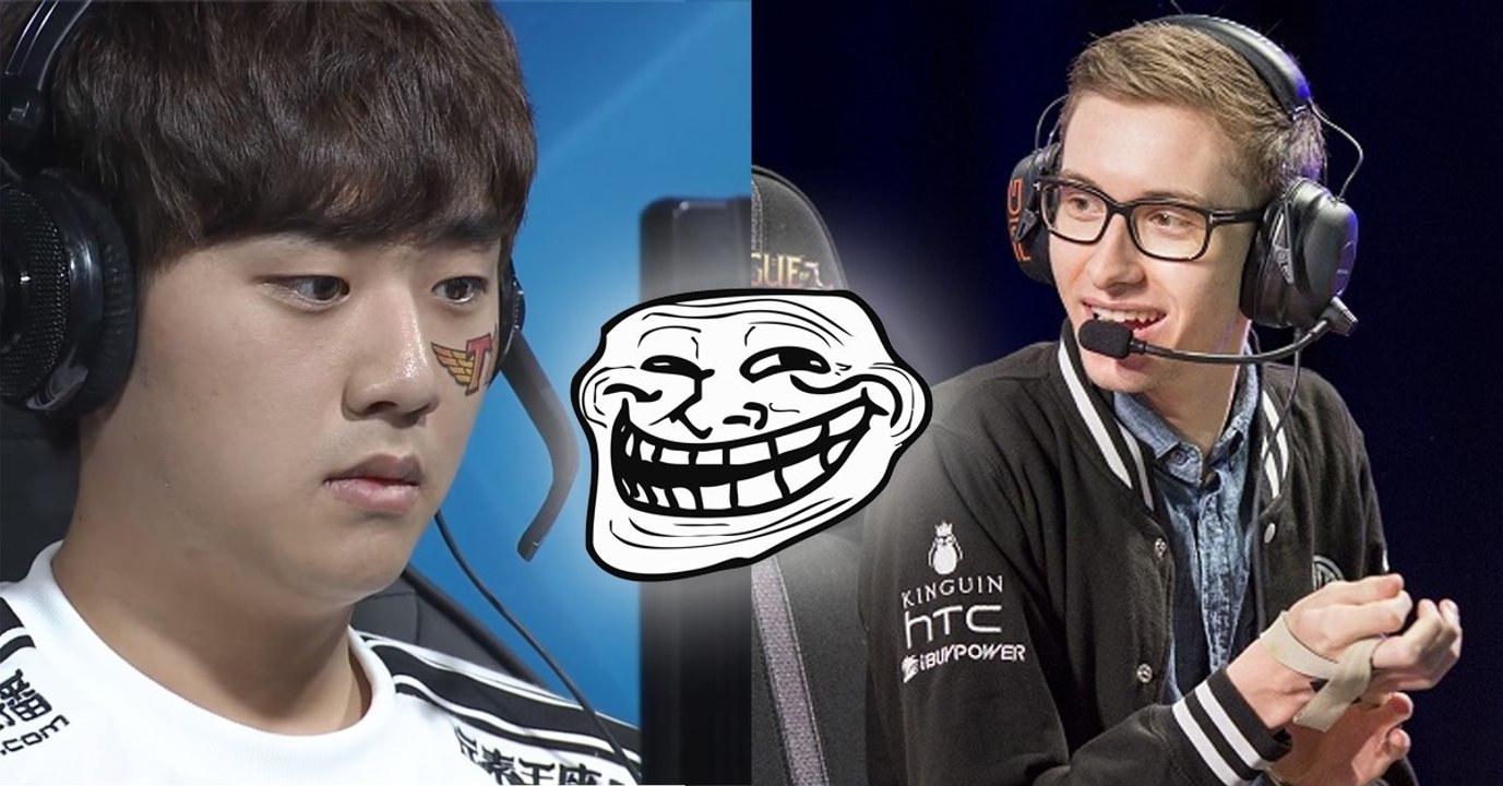 League of legends: skt bang trollt bjergsen