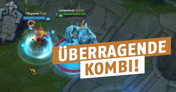 League of Legends: Lustig! Spektakuläre Kombi zwischen Zac und Taric entdeckt