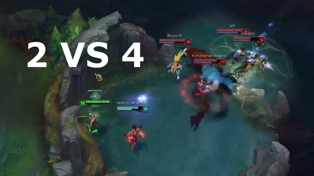 League of Legends : Riven et Lee Sin exécutent un combo dévastateur
