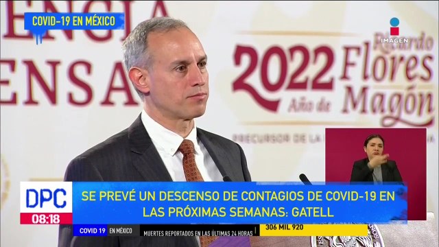 Se prevé descenso de contagios de Covid en las próximas semanas: Gatell