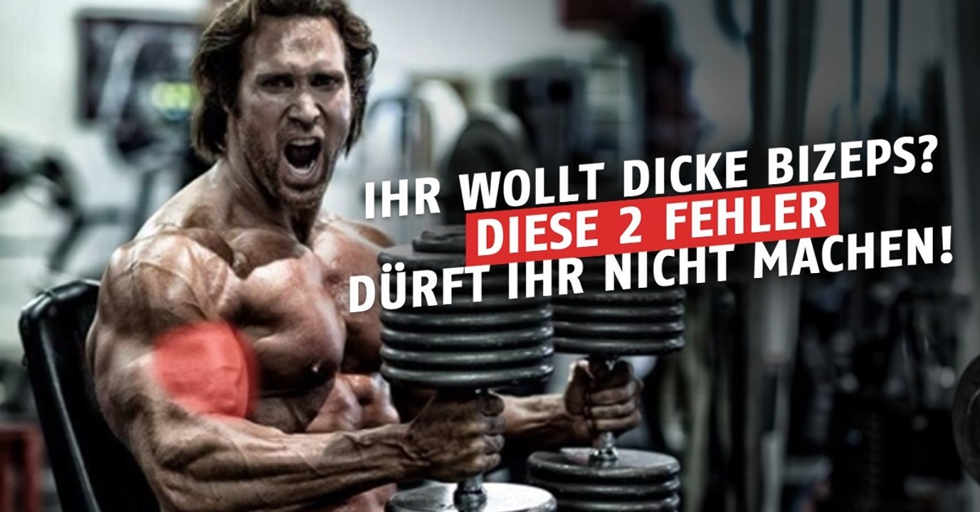 2 Gründe: Deshalb wird euer Bizeps nicht größer