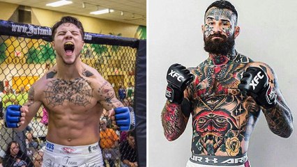 Der Kämpfer Julz the Jackal wird von dem Cousin von Cody Gardbrandt fertiggemacht