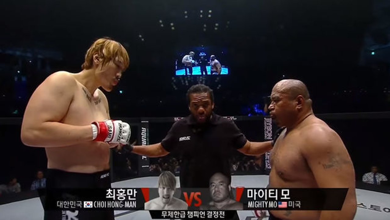 Hong man choi wird von mighty mo fertiggemacht