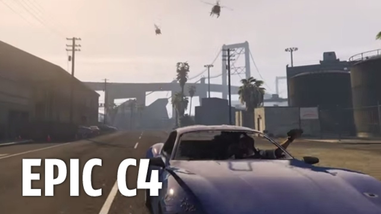 GTA 5 : le plus beau lancer de C4 jamais vu dans le jeu