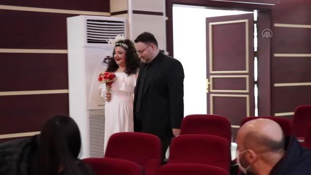 Bolu'da 25 çift 02.02.2022 de nikah kıydırdı
