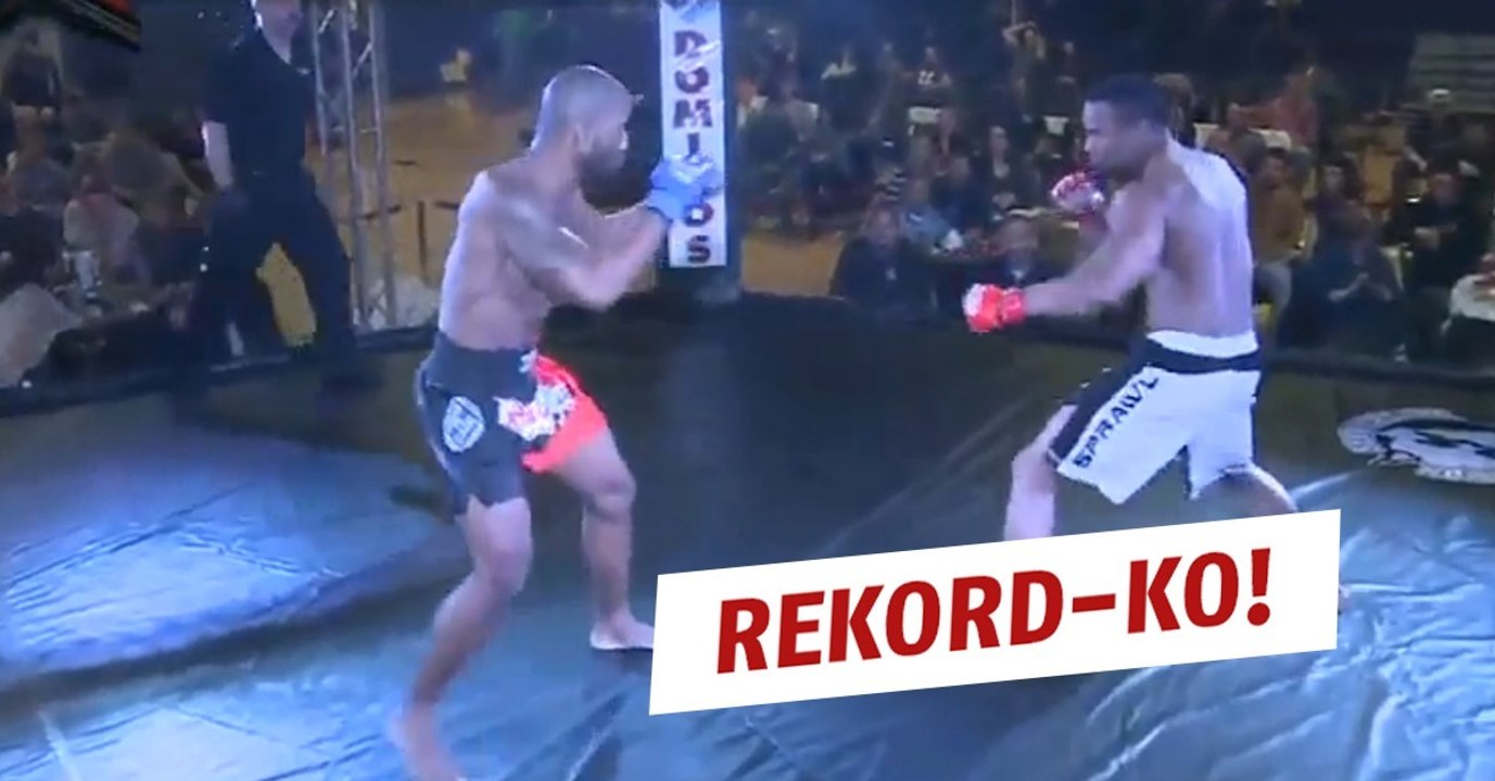 Verdammt kurzer Fight: Für einen von diesen beiden Kämpfern ist er gleich vorbei! Nicht ohne Grund...