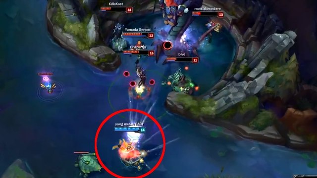 League of Legends : quand Corki décide de steal le Nashor en 1v5