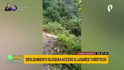 Chanchamayo: colapsa carretera, única vía hacia catarata Velo de la Novia y 40 pueblos