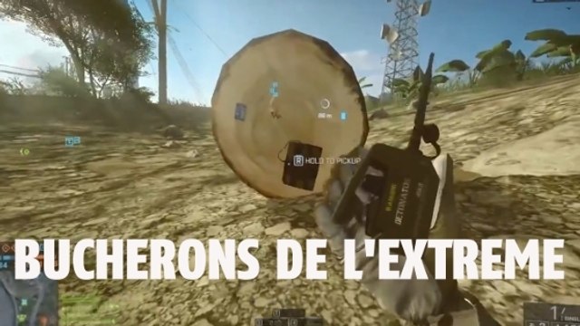 Battlefield 4 : voilà pourquoi il faut se méfier quand un bûcheron essaie le jeu