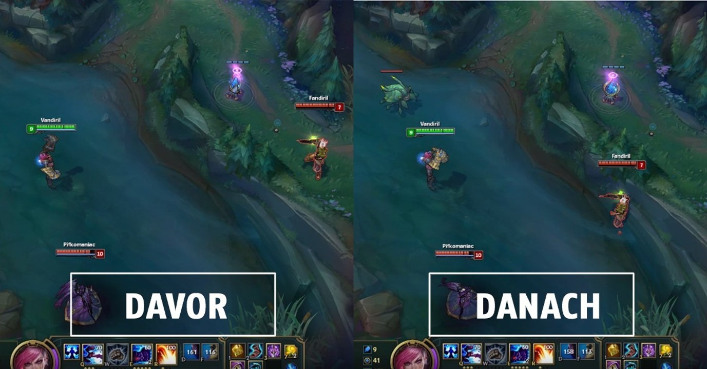 League of Legends: Riven kann mit seinem E Mauern überwinden