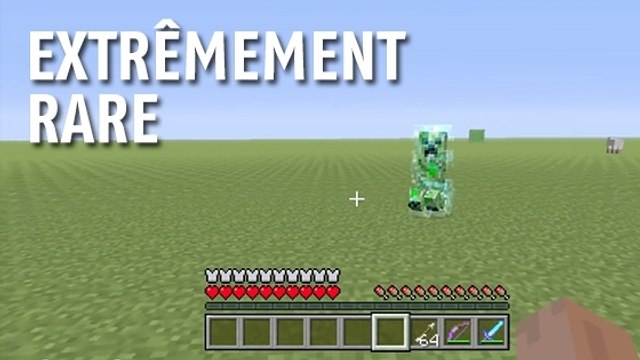 Minecraft : le creeper électrique est l'un des mobs les plus rares du jeu