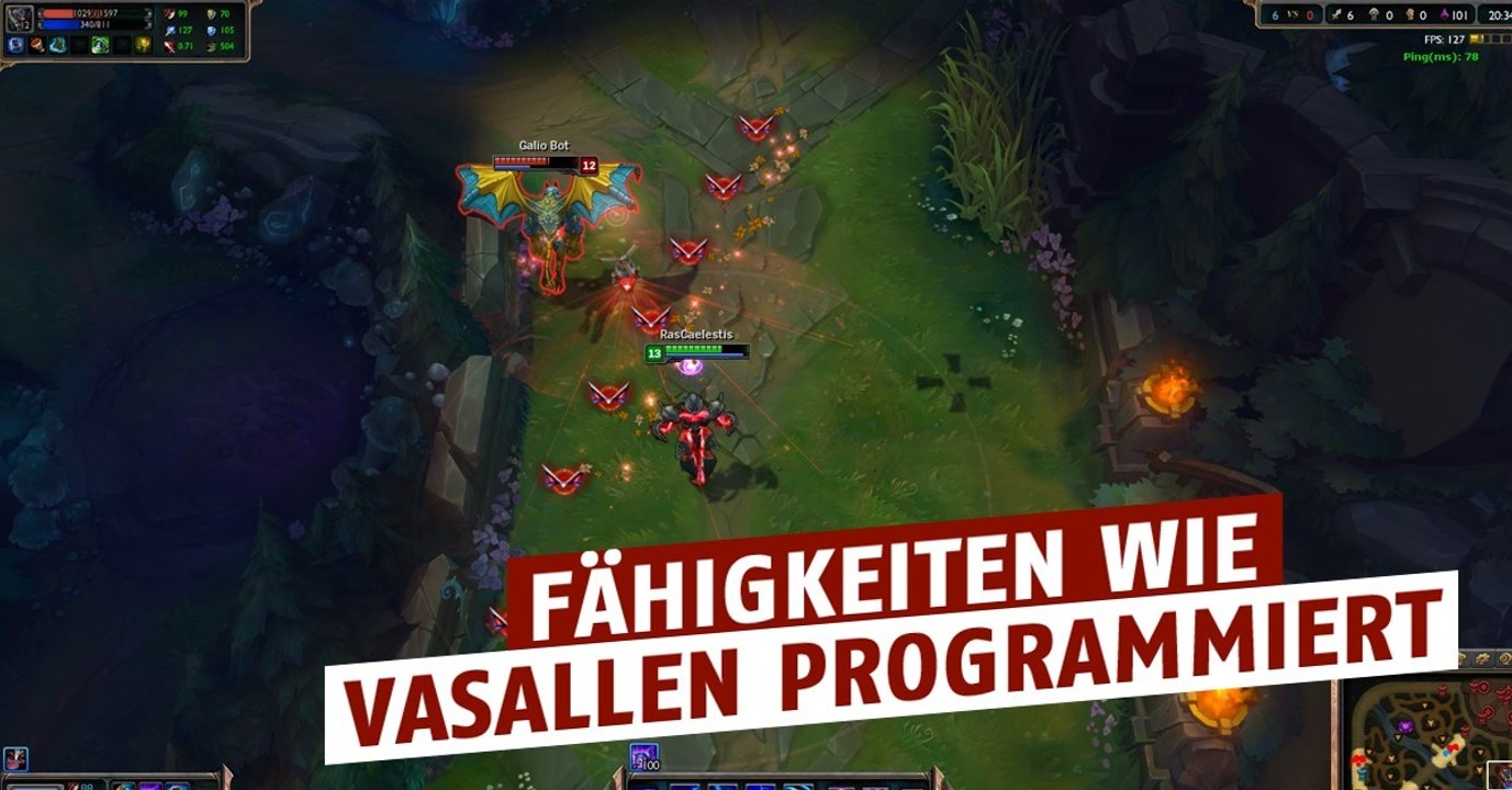League of Legends: Mehrere Fähigkeiten sind wie Vasallen codiert