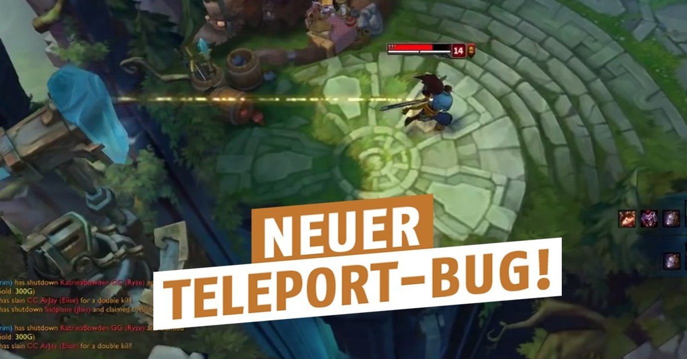 League of Legends: Vorsicht! Dieser neue Teleport-Bug auf Patch 6.21 kann euch im Handumdrehen töten