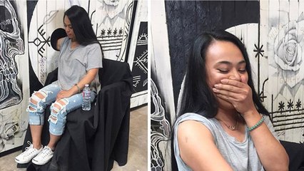 Freiwillige stecken ihren Arm in ein Loch und lassen sich mit einer Tätowierung überraschen!