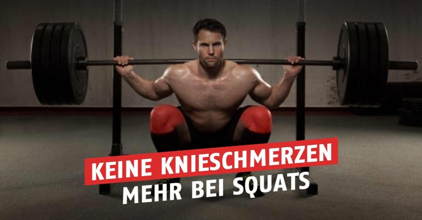 Die besten Mittel, um Knieschmerzen bei Squats zu vermeiden