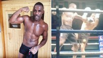 Der Schauspieler Idris Elba macht sein Debüt im Kickboxen!