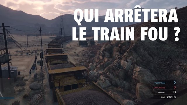 GTA 5 : des joueurs tentent de bloquer un train avec un dispositif hallucinant