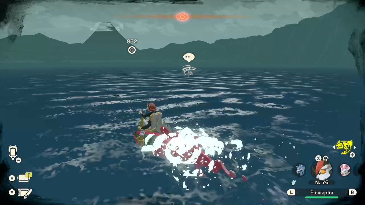 Initier le combat contre Fulguris sur Légendes Pokémon Arceus