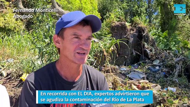 En recorrida con EL DIA, expertos advirtieron que se agudiza la contaminación del Río de La Plata