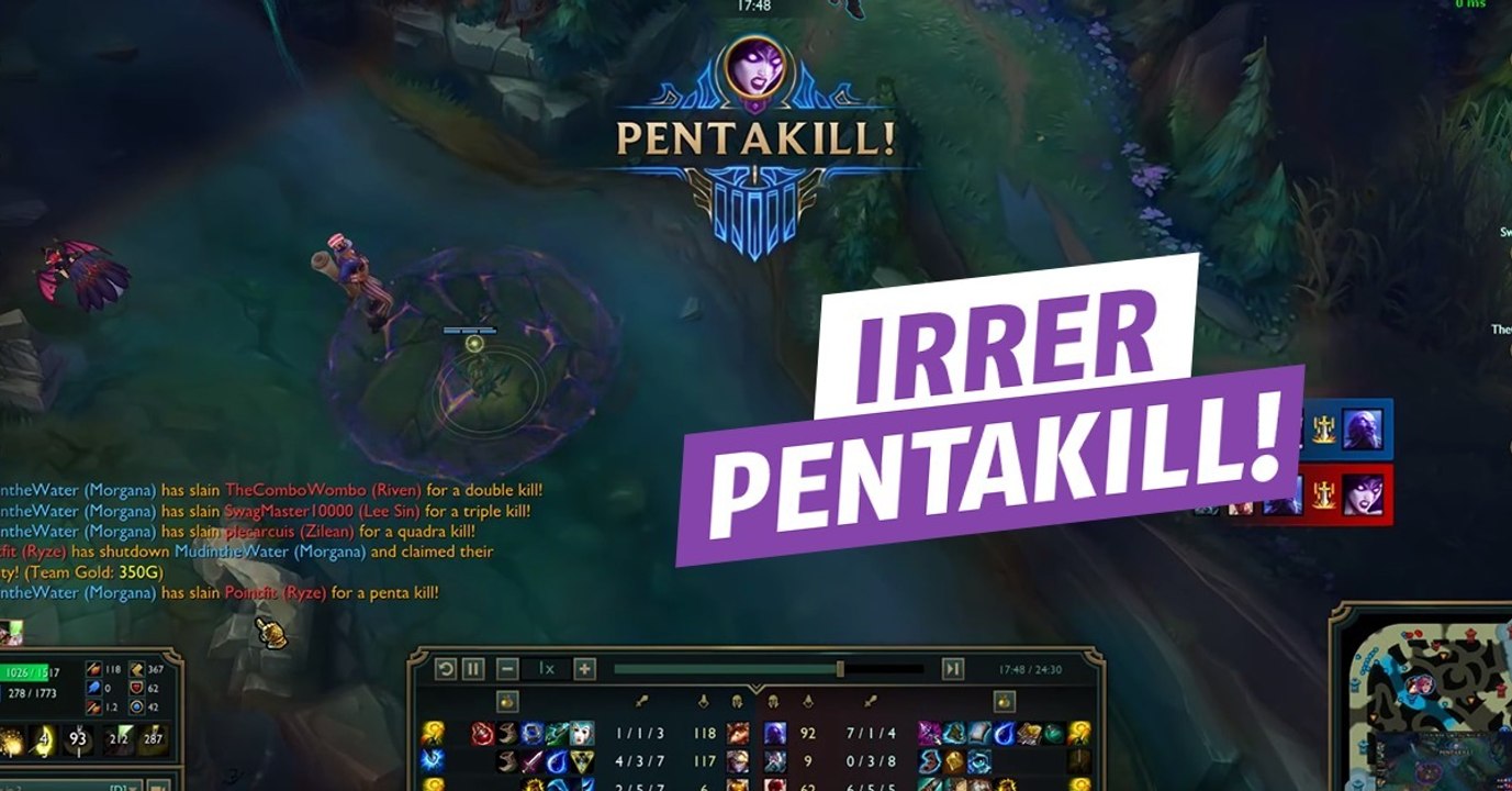League of Legends: Wenn du eigentlich nichts hinbekommst und trotzdem einen Pentakill landest...
