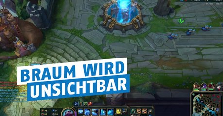 Tải video: League of Legends: Ein Bug lässt Braum unsichtbar werden