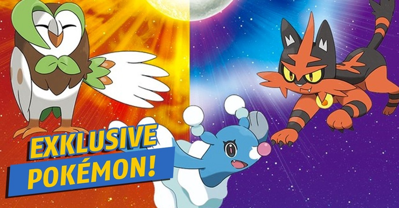 Diese Pokémon findet ihr auf Pokémon Sonne und Mond!