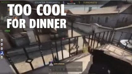 CS GO : ce joueur est trop cool pour aller dîner