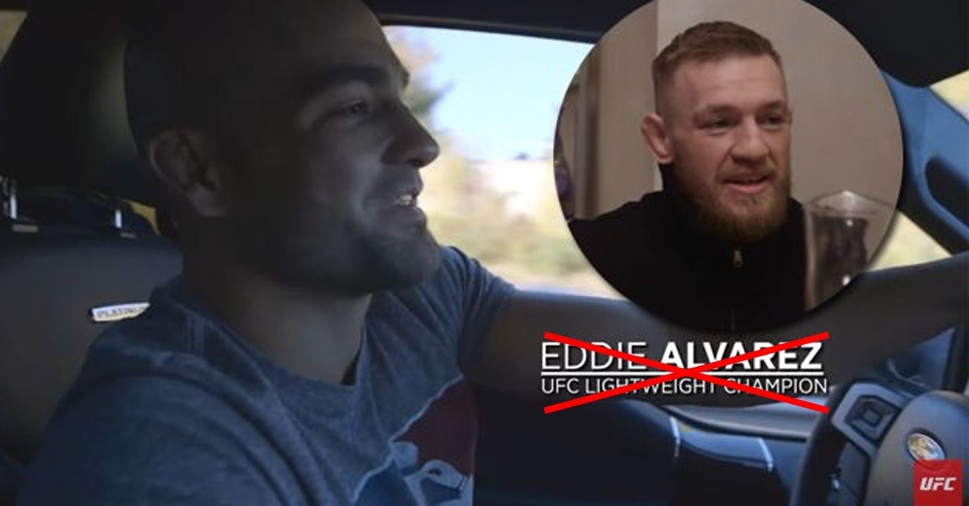 Eddie Alvarez kontert die Beleidigungen von Conor McGregor
