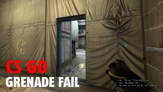 Counter-Strike Global Offensive : un lancer de grenade ne se passe pas comme prévu